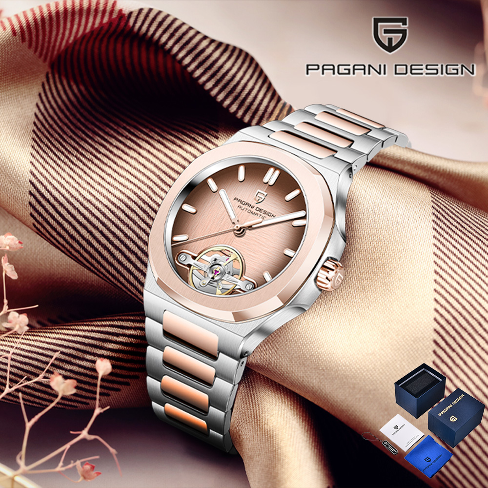 Luxury Watch Gift Box - 2026 Pagani Design Tourbillon Automatik-Herrenuhren Luxus-Saphir-Mechanik-Herrenuhr