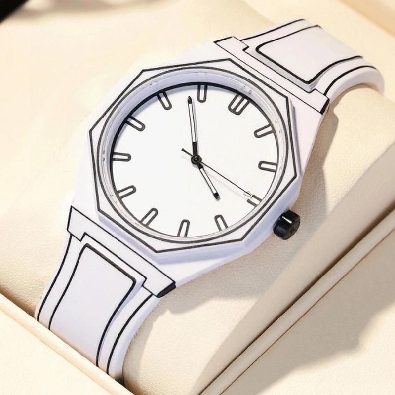 Luxury Watch White - Neue Modische Quarzuhren für Herren und