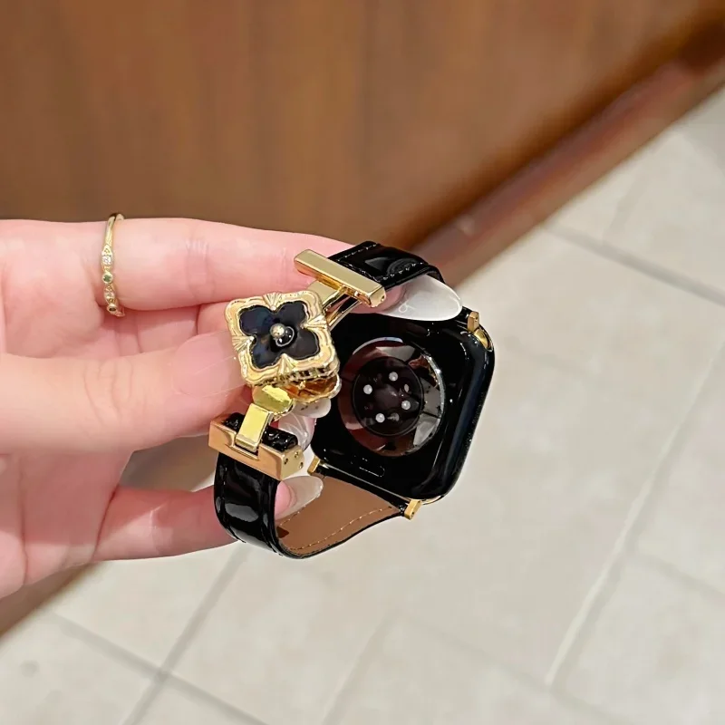 Luxury Watch Apple Bands - Hochwertiges Luxus-Lederarmband, geeignet für Apple iWatch