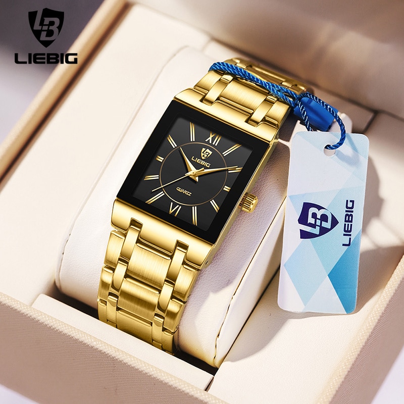 Luxury Watch Uk - LiEBIG Luxus Goldene Quarz Armbanduhren Für