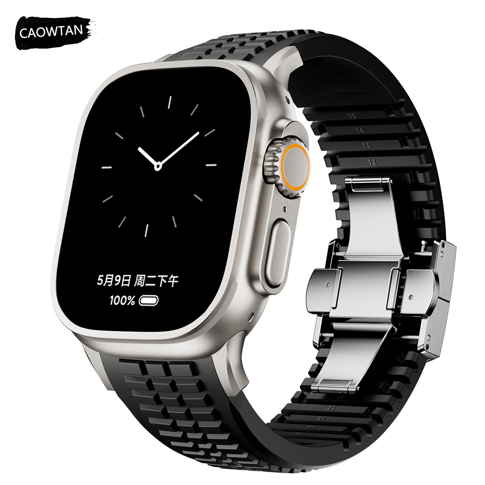 Luxury Watch Apple Bands - Sport-Silikonarmband für Apple Watch Ultra 2,