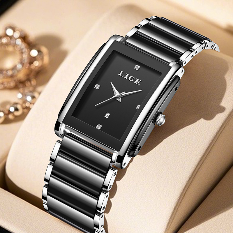 Luxury Watch Gift Box - LIGE Neue Luxus Frauen Uhren Elegante