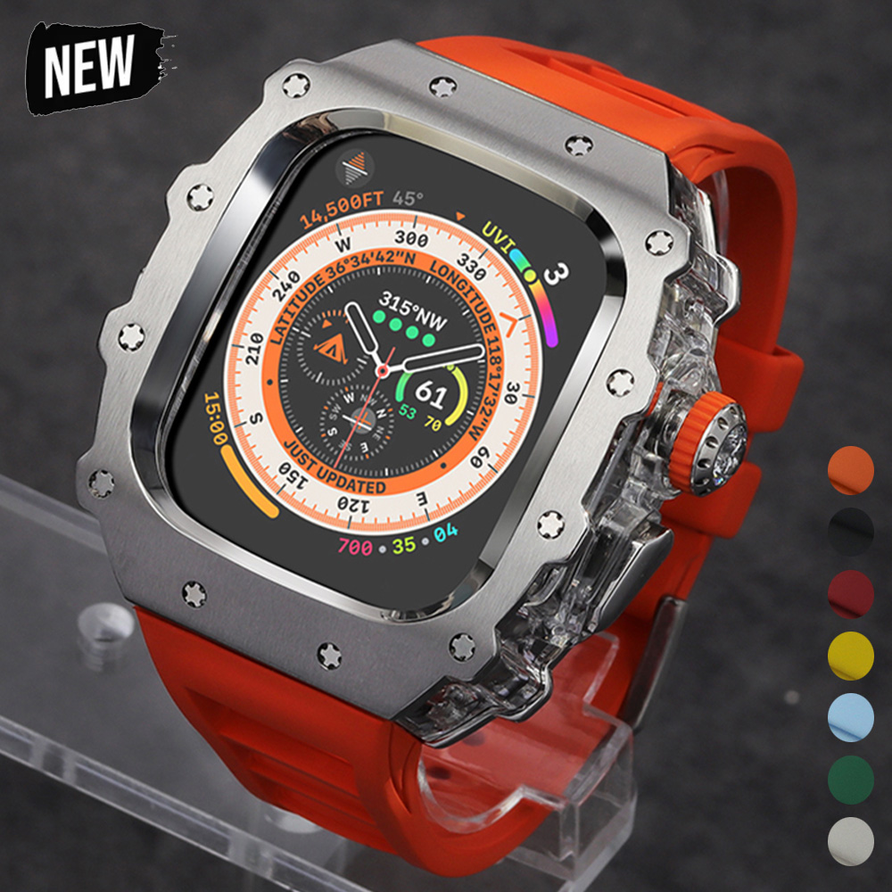 Luxury Watch Apple Bands - Luxuriöses Modifikationsset für Apple Watch Ultra