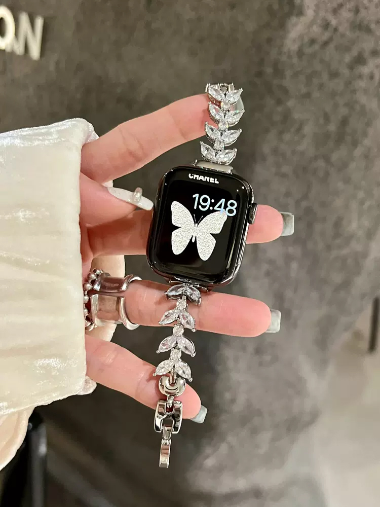 Luxury Watch Apple Bands - Luxuriöses Diamantarmband für Apple Watch 38