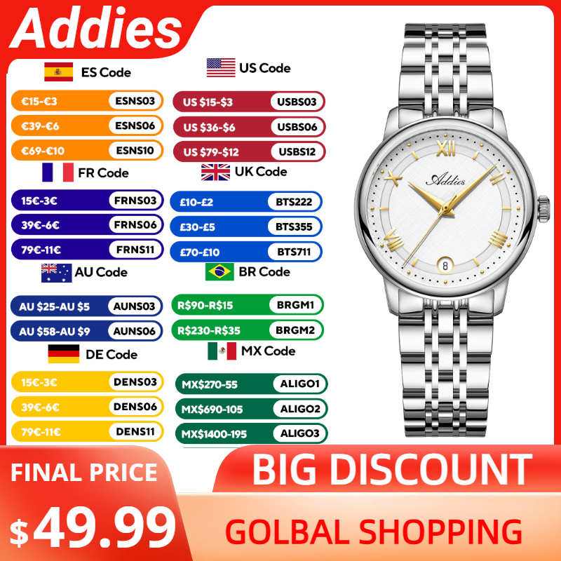 Luxury Watch Business - Addies neue Luxus-Damenuhren, 31 mm, Saphirglas,