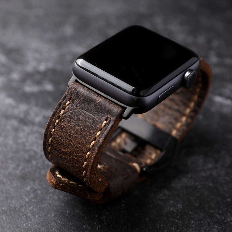 Luxury Watch Grade - Hochwertiges Luxus-Vintage-Stil-Titan für Apple Watch 8/6/7/ultra