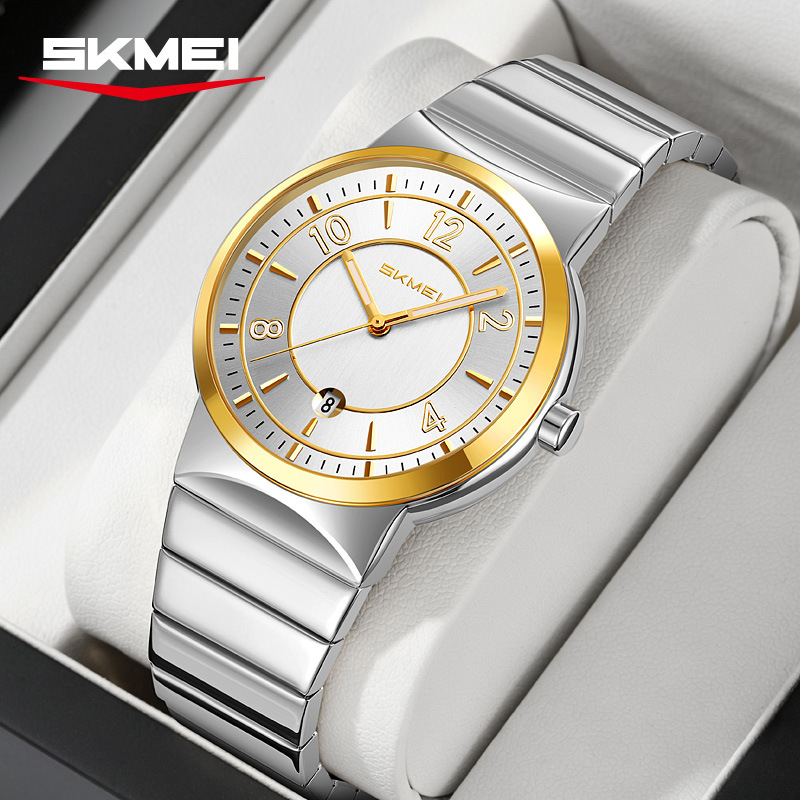 Luxury Watch Business - 9401 Luxus Herren Stahlband-Uhr Original Business