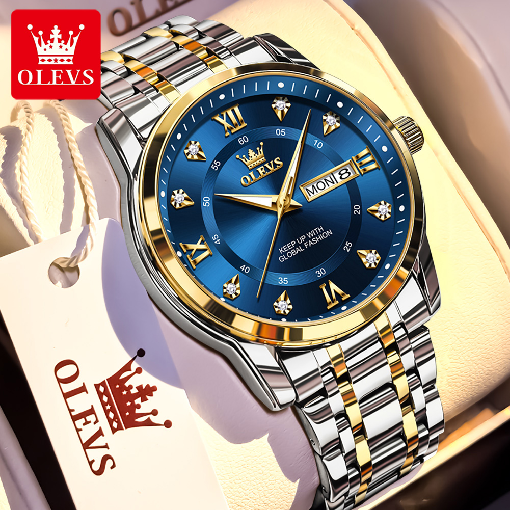 Luxury Watch Cheap - OLEVS Marke Mode herren uhren edelstahl