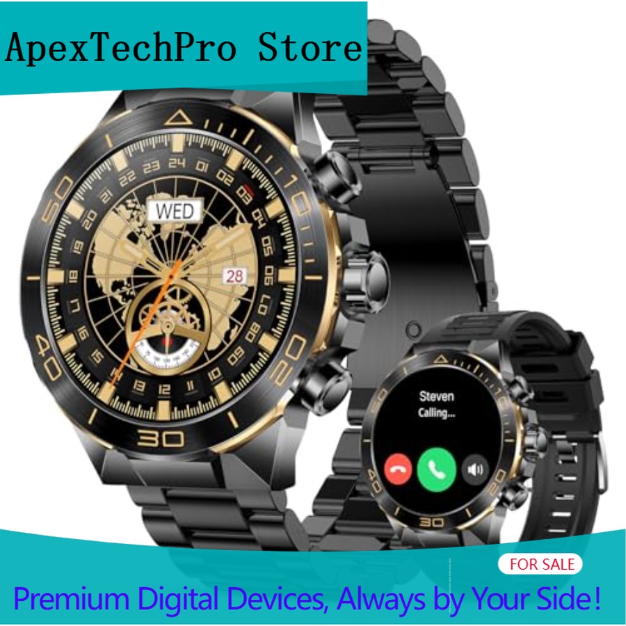 Luxury Watch Image - ApexTPSmartwatch für Herren, Anrufe annehmen/tätigen, für