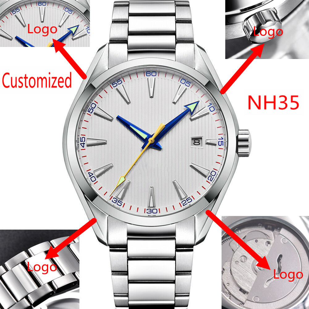 Luxury Watch Uk - Benutzerdefiniertes Logo 41mm Herren Miyota/NH35 Automatikuhren