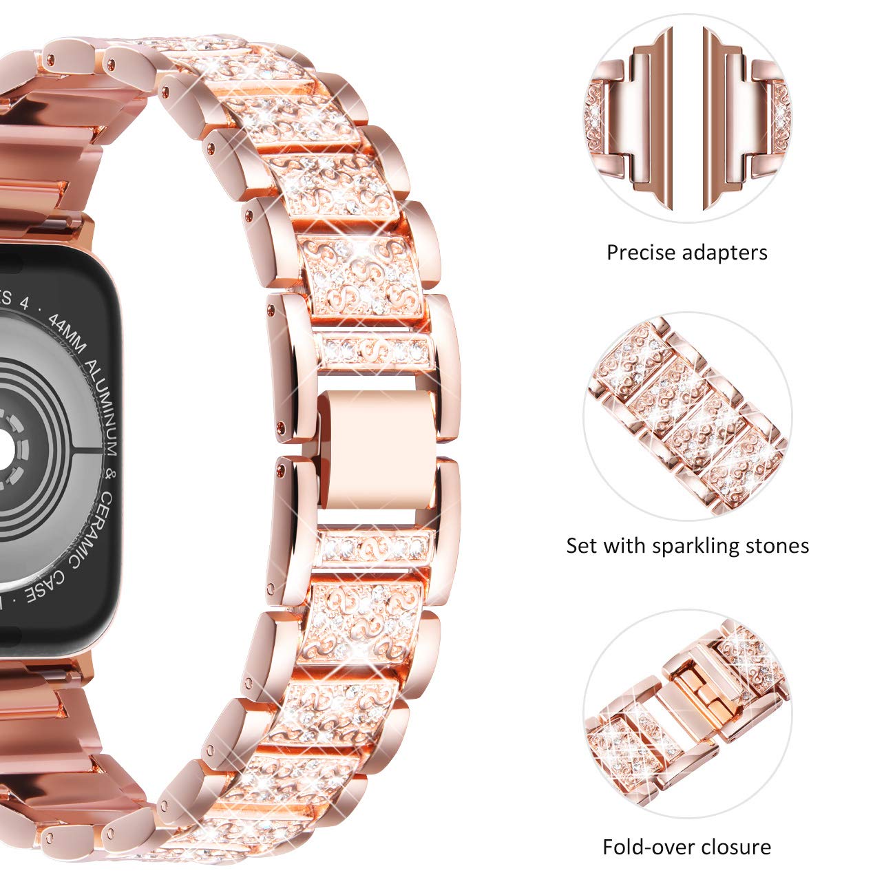 Gehäuse + Bling-Armband für Ap – Luxury Watch Apple Bands Bewertung und Preis