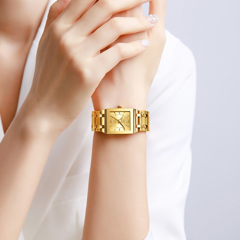 LiEBIG Luxus Goldene Quarz Arm – Luxury Watch Uk Bewertung und Preis