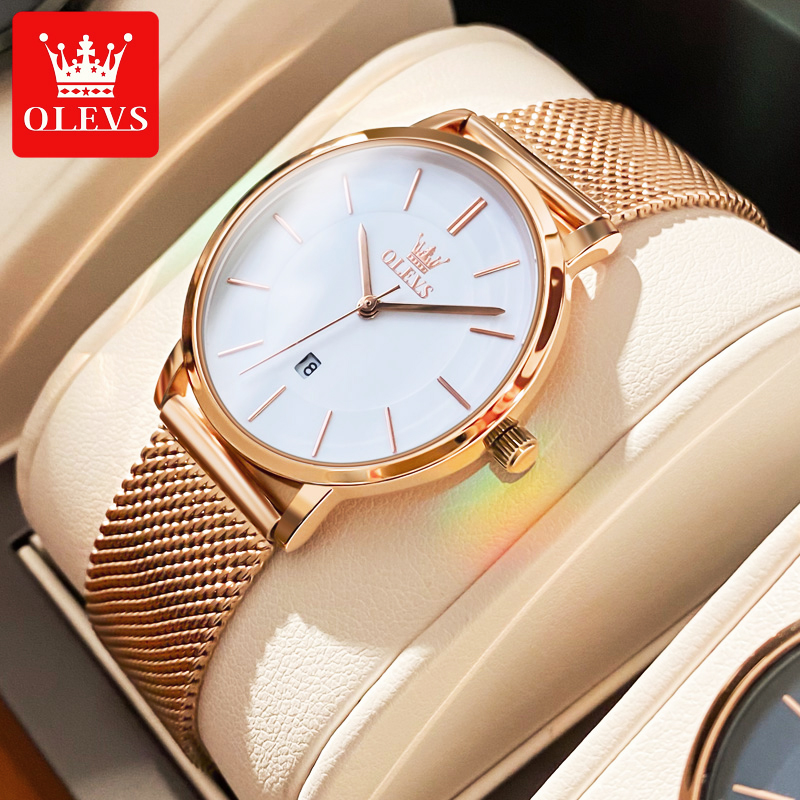 OLEVS Uhren Für Frauen Quarz W – Luxury Watch Case Travel Bewertung und Preis