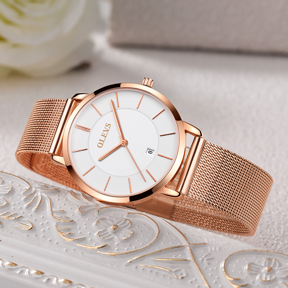 OLEVS Uhren Für Frauen Quarz W – Luxury Watch Case Travel Bewertung und Preis