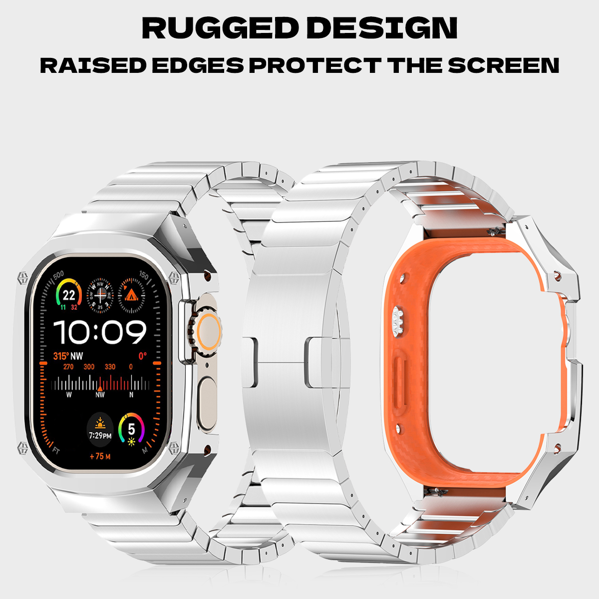Edelstahl-Armband+Gehäuse für  – Luxury Watch Apple Bands Bewertung und Preis