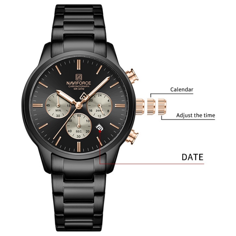 NAVIFORCE Herren Quarz-Chronog – Luxury Watch Gift Box Bewertung und Preis
