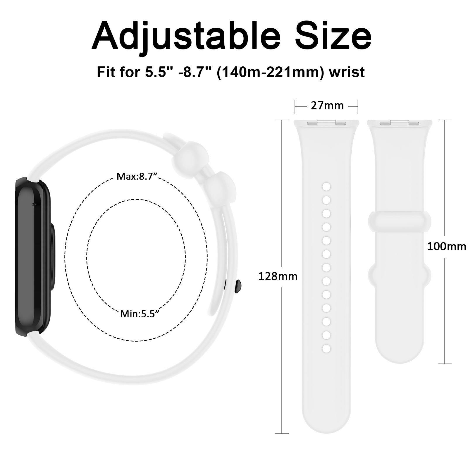 Silikonarmband für Xiaomi Mi S – Xiaomi Luxury Watch Bewertung und Preis