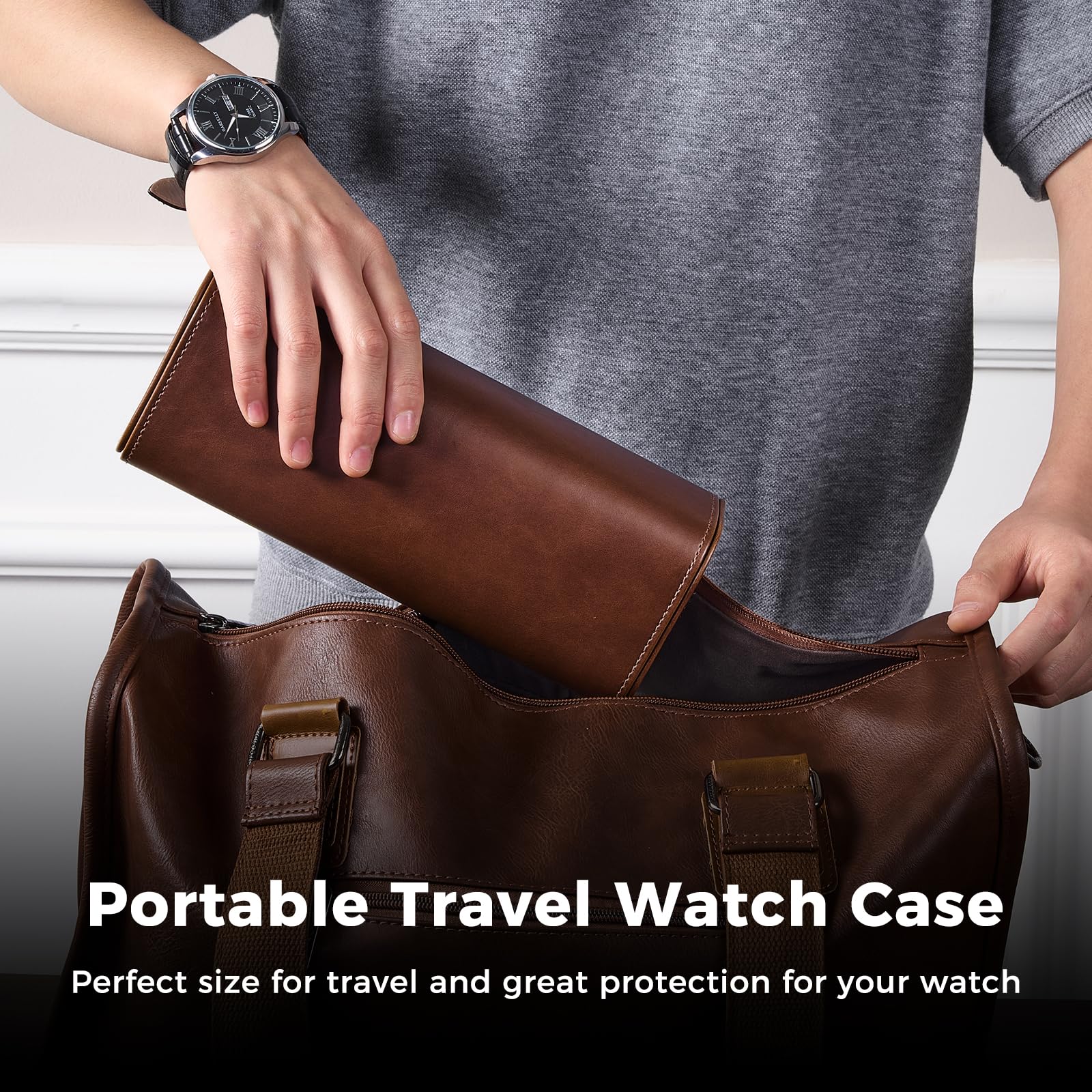 Luxuriöses PU-Leder Uhrenetui  – Luxury Watch Case Travel Bewertung und Preis