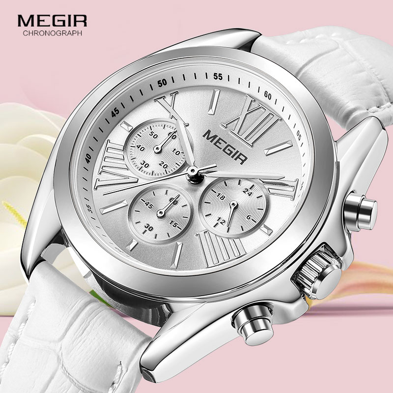 MEGIR2019 Neue Luxus Leder Uhr – Luxury Watch White Bewertung und Preis