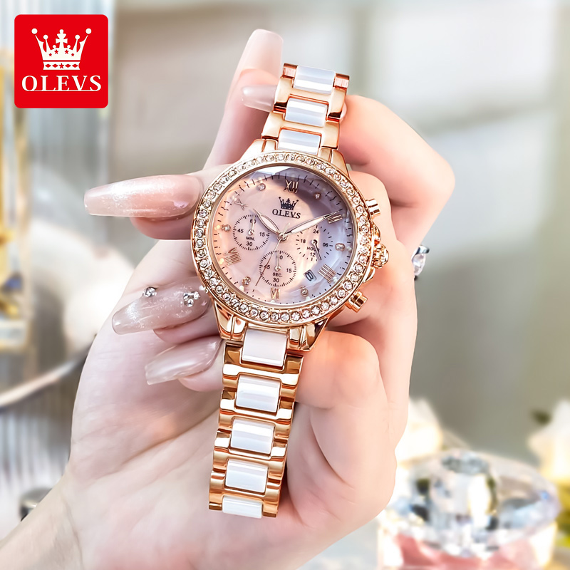 OLEVS 9999 Frauen Uhr Marke Or – Luxury Watch Cheap Bewertung und Preis