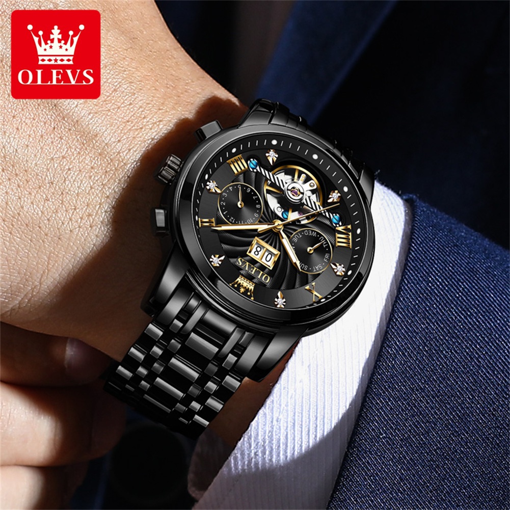 OLEVS Klassische Herrenuhren T – Chronograph Flyback Watch Bewertung und Preis