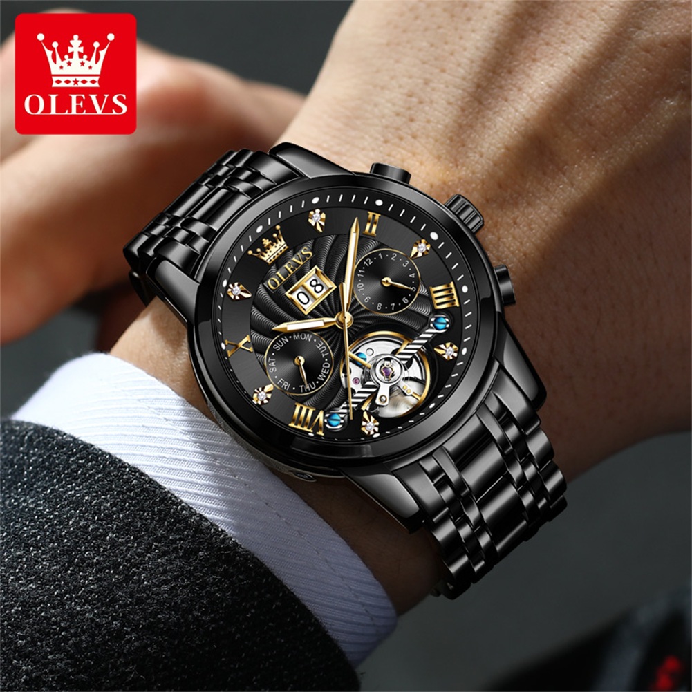 OLEVS Klassische Herrenuhren T – Chronograph Flyback Watch Bewertung und Preis