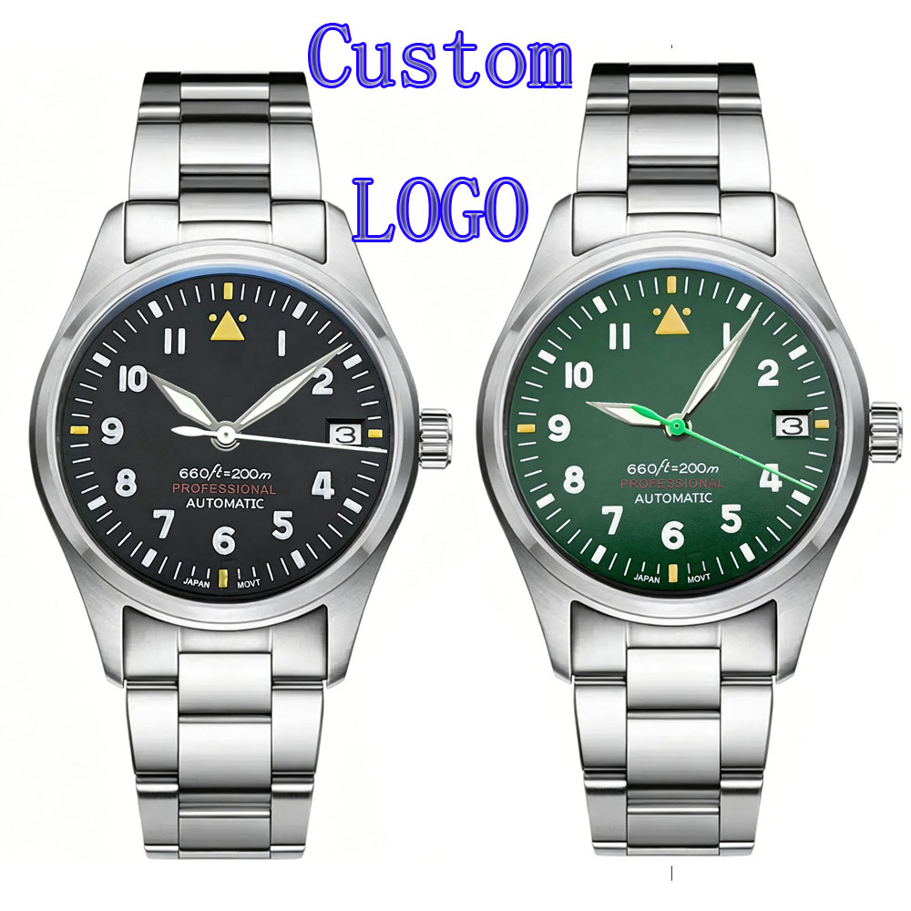 Benutzerdefiniertes LOGO 36mm  – Automatic Pilot Watch Bewertung und Preis