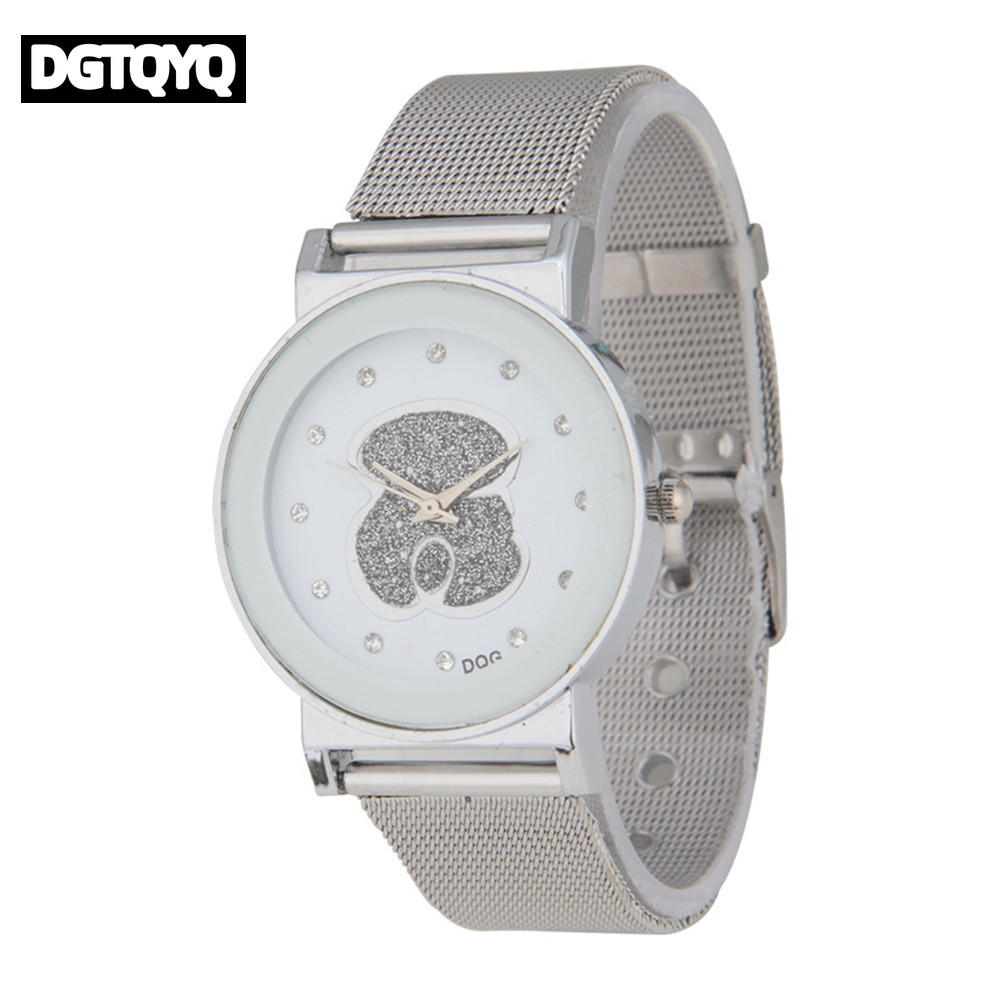 Luxus Damen Schwarz Weiß Bär D – Luxury Watch White Bewertung und Preis