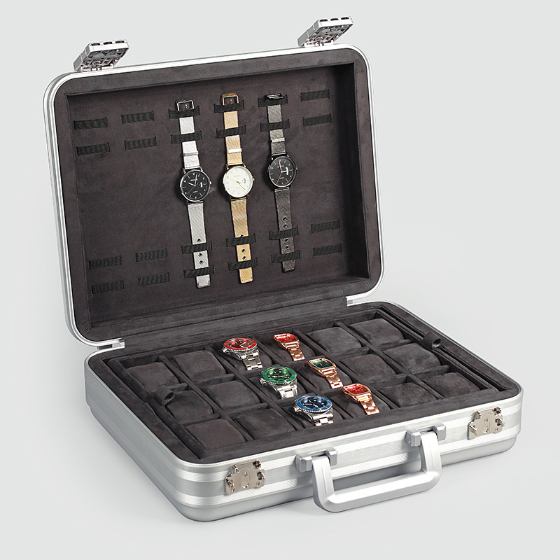 Aluminium Luxus Uhren box groß – Luxury Watch Case Travel Bewertung und Preis