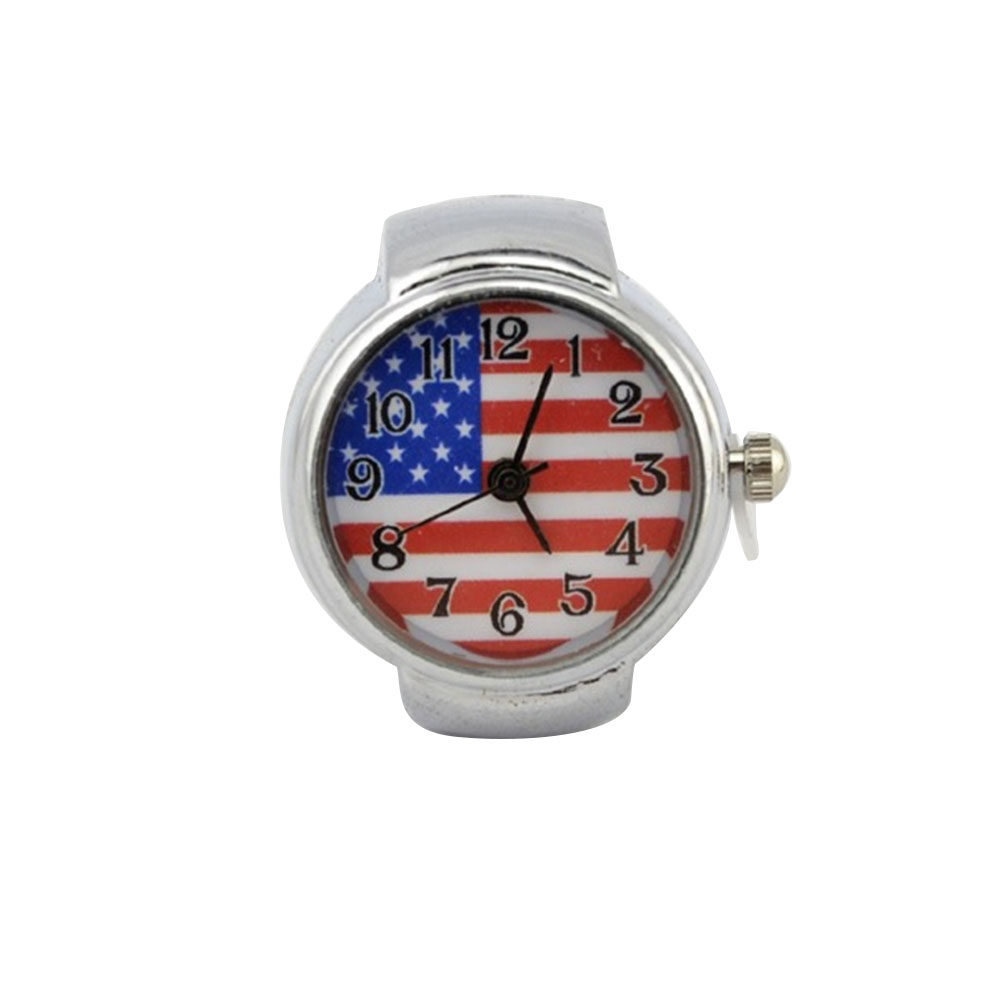 Amerikanische Flagge Edelstahl – Luxury Watch White Bewertung und Preis
