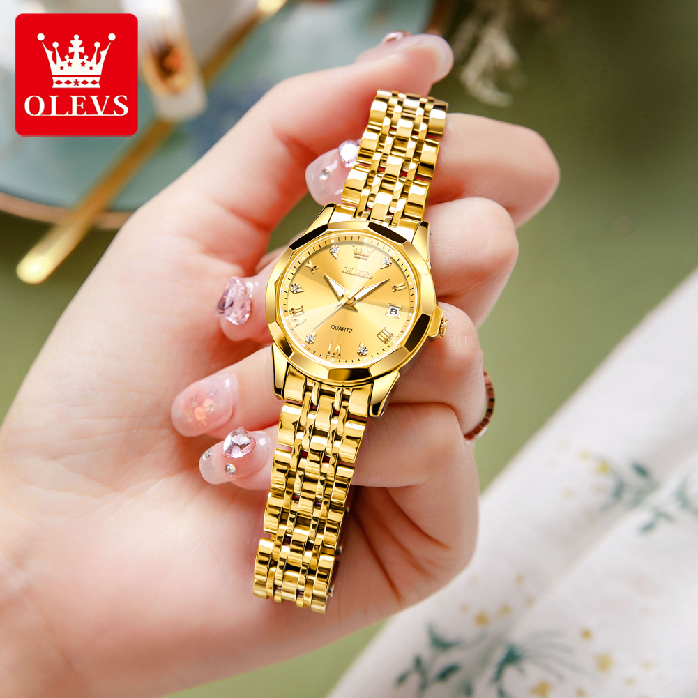 OLEVS Mode Goldene Uhr für Fra – Luxury Watch Cheap Bewertung und Preis