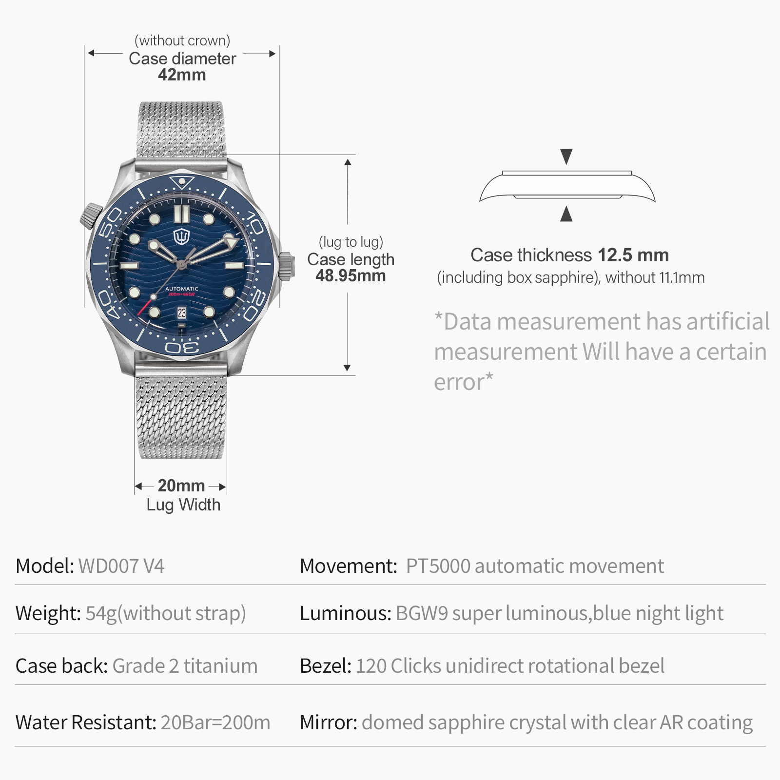 Watchdives WD007 V4 Mechanisch – Luxury Watch Grade Bewertung und Preis