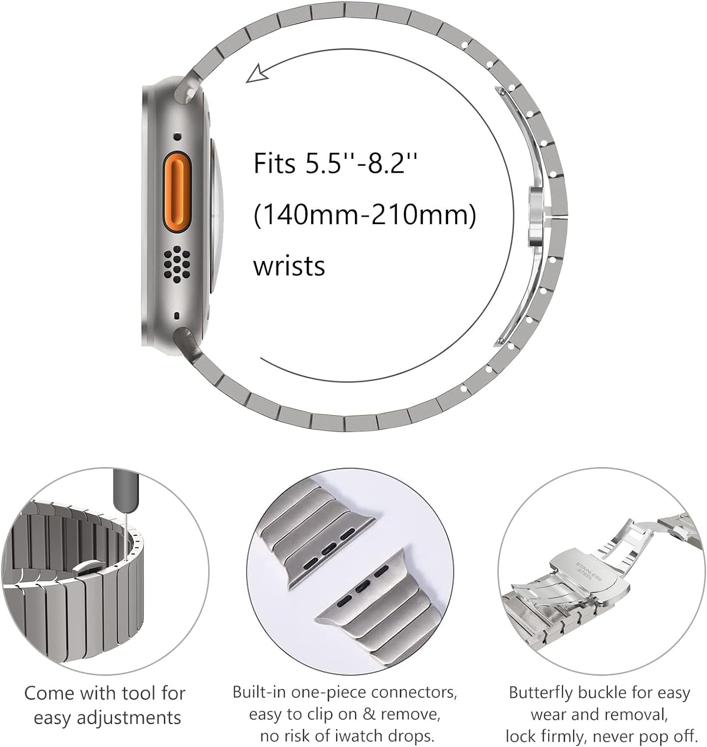 Ultra 3 2 Titanfarbe für Apple – Luxury Watch Apple Bands Bewertung und Preis