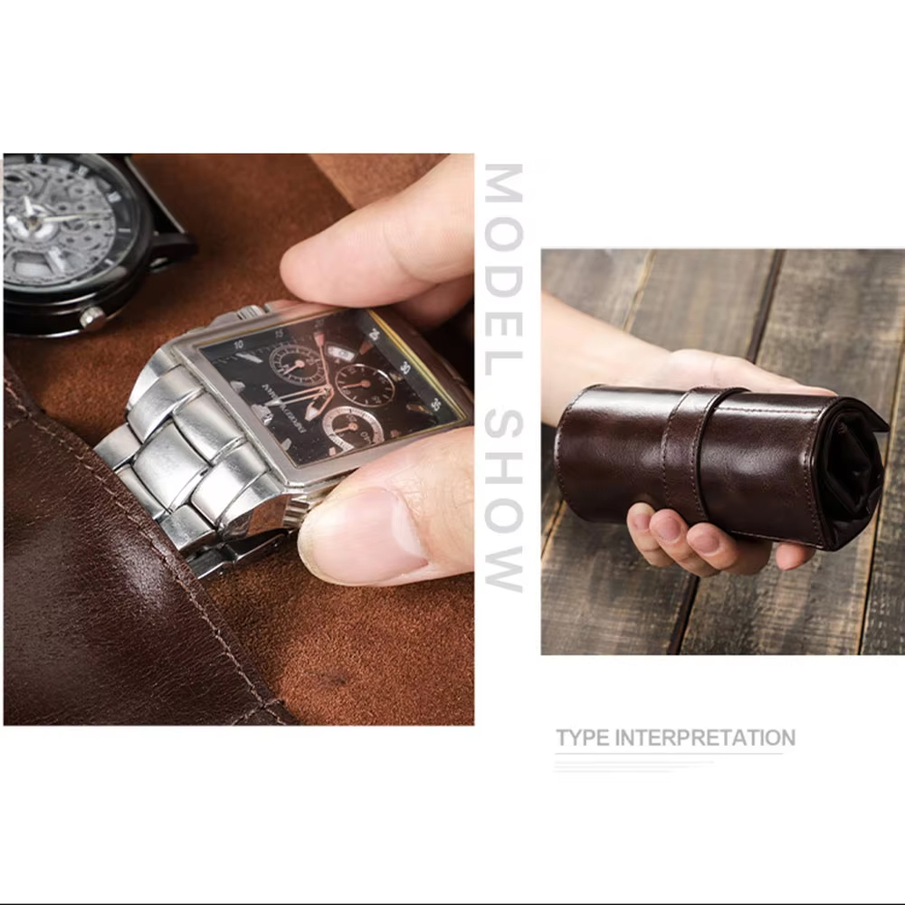100% Echtes Rindsleder Uhrenro – Luxury Watch Case Travel Bewertung und Preis